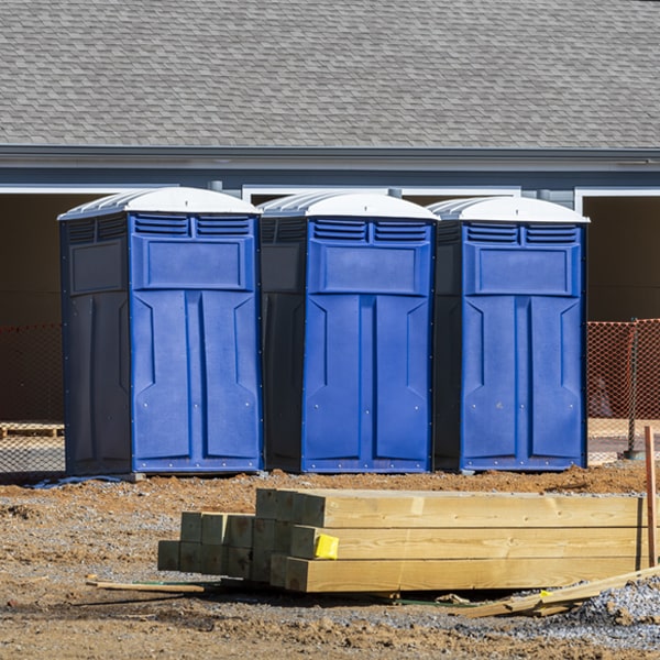 are there any restrictions on where i can place the porta potties during my rental period in Deaver Wyoming